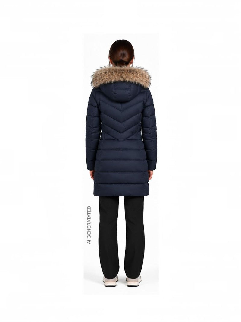 Piumino Lungo Donna Canadiens Thea Long Fur Shiny Smart