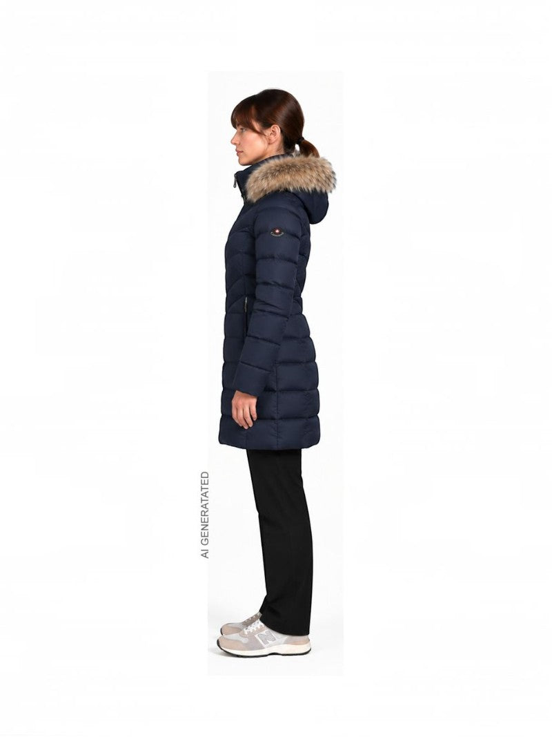 Piumino Lungo Donna Canadiens Thea Long Fur Shiny Smart