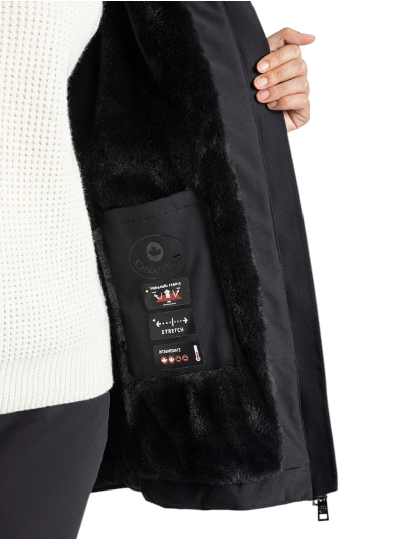 Giubbino Donna Canadiens Kate Waterproof e Eco Fur