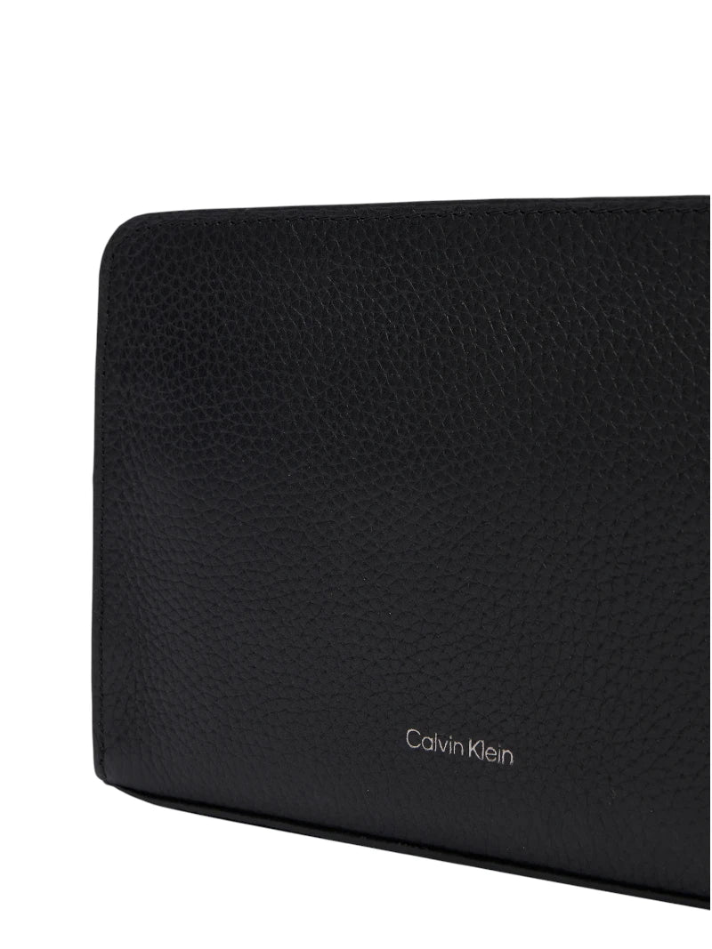 Pochette Uomo Calvin Klein Foil Emboss in Ecopelle