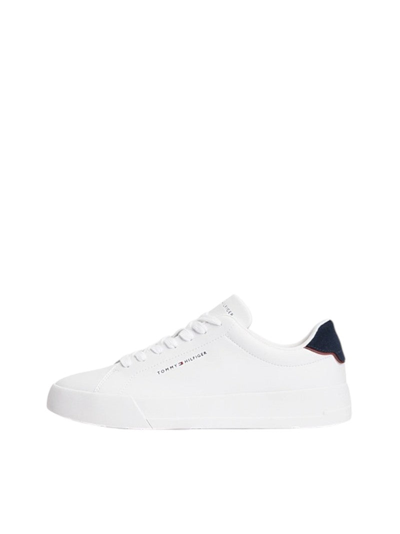 Sneakers Uomo Tommy Hilfiger in Pelle con Logo | Wellington Jeans