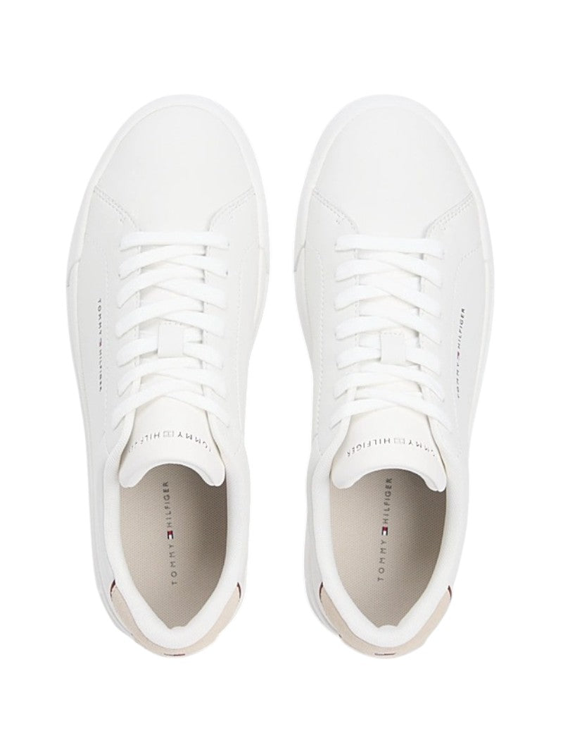 Sneakers Uomo Tommy Hilfiger in Pelle con Logo | Wellington Jeans