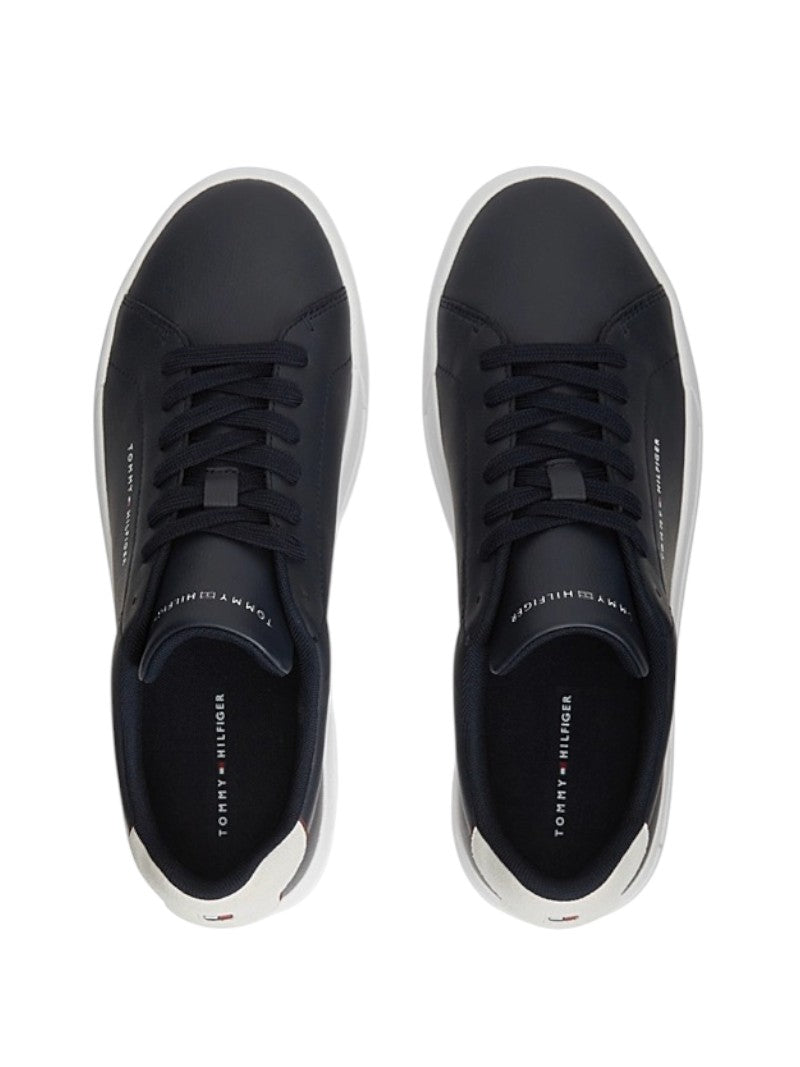 Sneakers Uomo Tommy Hilfiger in Pelle con Logo | Wellington Jeans