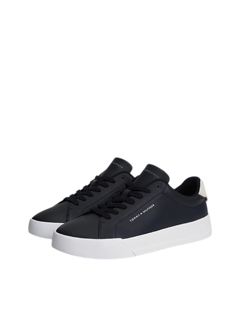 Sneakers Uomo Tommy Hilfiger in Pelle con Logo | Wellington Jeans