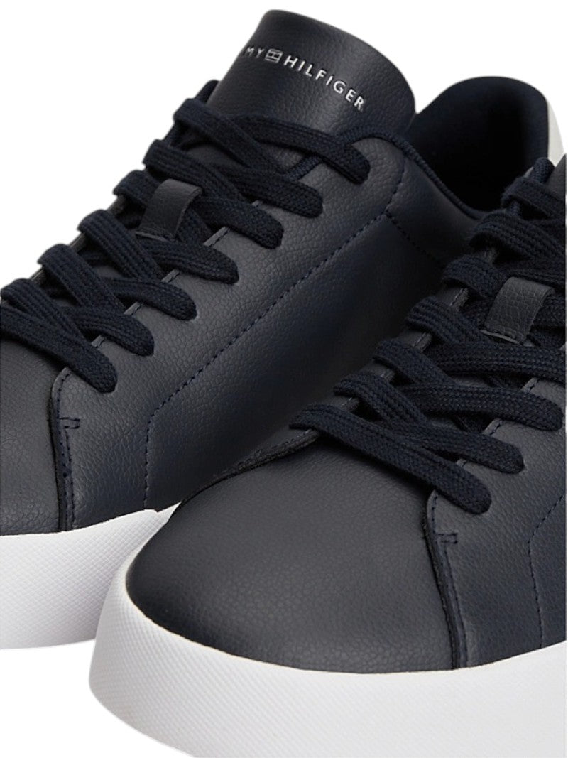 Sneakers Uomo Tommy Hilfiger in Pelle con Logo | Wellington Jeans