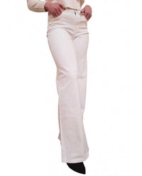 Pantalone Wide Leg Bull Fracomina Vita Alta Morbido