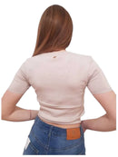 Maglia Aderente Fracomina con Strass e Manica Corta | Wellington