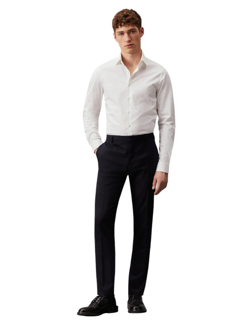 Camicia Calvin Klein Slim Popeline Super Stretch - Wellington Jeans