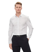 Camicia Calvin Klein Slim Popeline Fantasia - Wellington Jeans