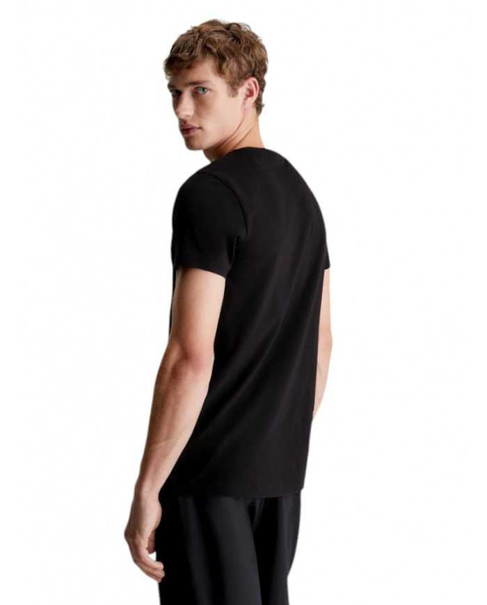 T-shirt Calvin Klein Stretch Slim Fit Cotone - Wellington Jeans