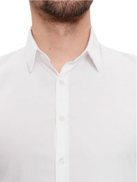 Camicia Calvin Klein Extra Slim Popeline Logo - Wellington Jeans