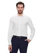 Camicia Calvin Klein Extra Slim Popeline Logo - Wellington Jeans