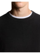 Maglione Lyle & Scott Uomo Girocollo Nero