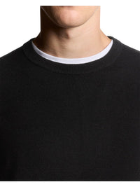 Maglione Lyle & Scott Uomo Girocollo Nero