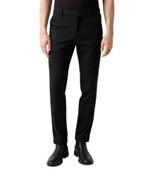 Pantaloni Chino Calvin Klein Uomo Slim Fit Neri