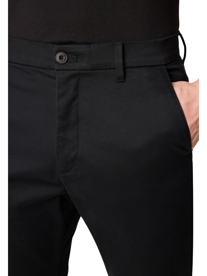Pantaloni Chino Calvin Klein Uomo Slim Fit Neri