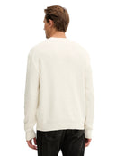 Maglione Uomo Calvin Klein Girocollo Texture Beige