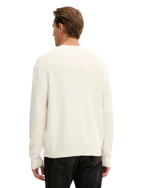 Maglione Uomo Calvin Klein Girocollo Texture Beige