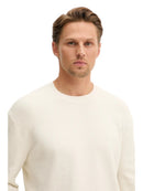 Maglione Uomo Calvin Klein Girocollo Texture Beige