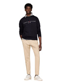 Felpa Girocollo Logo Ricamato Tommy Hilfiger | Ariano Irpino