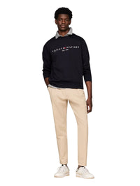 Felpa Girocollo Logo Ricamato Tommy Hilfiger | Ariano Irpino