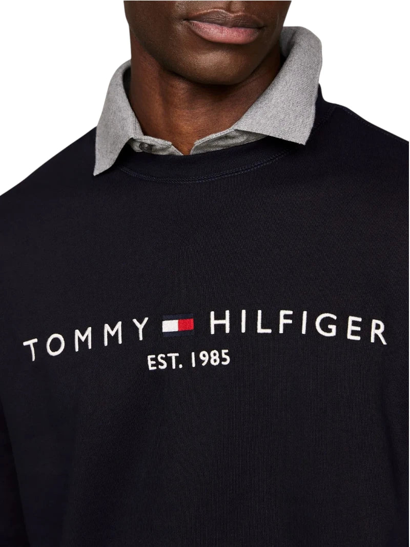 Felpa Girocollo Logo Ricamato Tommy Hilfiger | Ariano Irpino