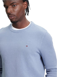 Pullover Uomo Tommy Hilfiger in Cotone Pettinato | Wellington Jeans