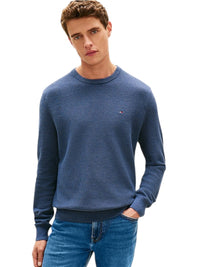 Pullover Uomo Tommy Hilfiger in Cotone Pettinato | Wellington Jeans