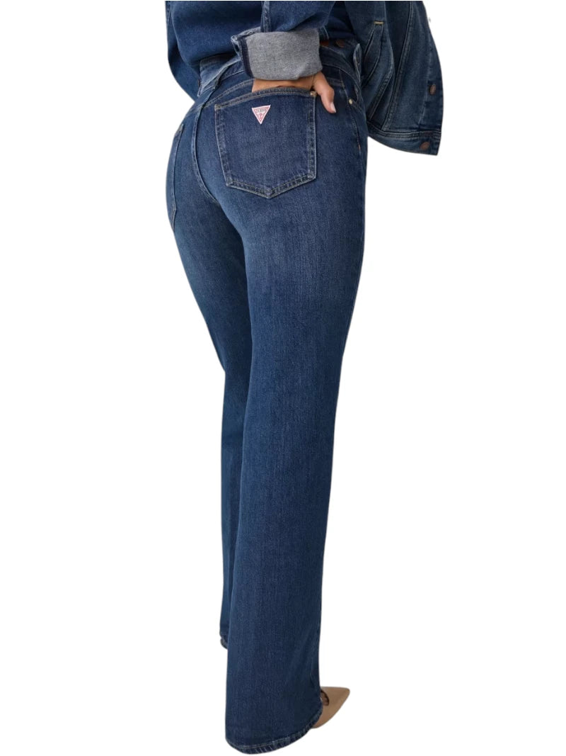 Jeans Donna Guess Beverly Bootcut a Vita Bassa