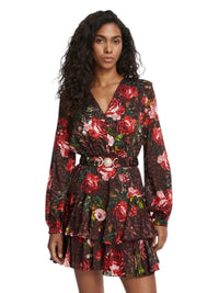 Abito Donna Guess Clarisse Belted Floreale con Cintura