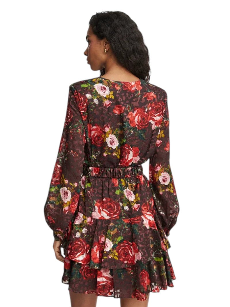 Abito Donna Guess Clarisse Belted Floreale con Cintura