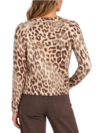 Maglione Leopardato Donna Guess Helen Stampa Animalier