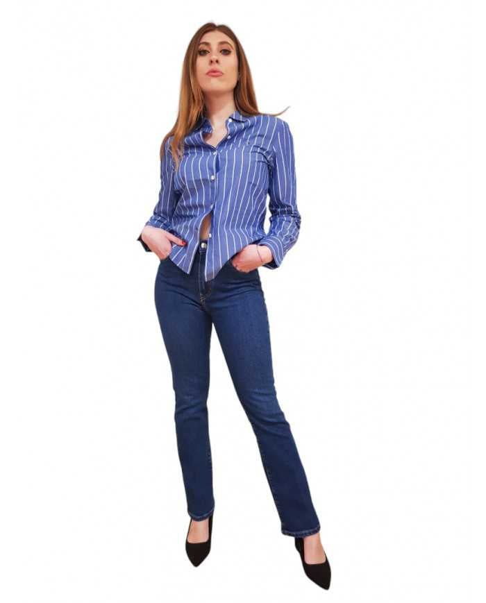 Tommy Hilfiger jeans donna a campana vita alta kai