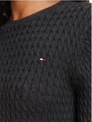 Pullover Tommy Hilfiger a Righe Maglia Intrecciata | Wellington Jeans