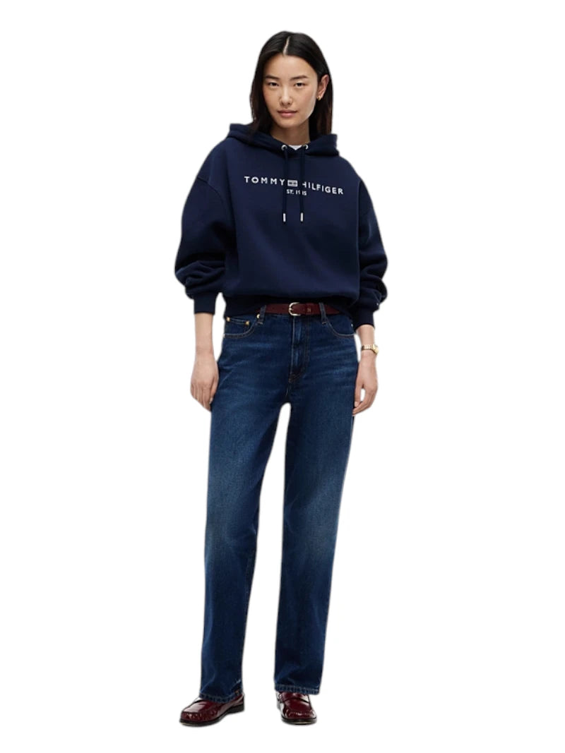 Felpa Relaxed Fit con Cappuccio Tommy Hilfiger | Ariano Irpino