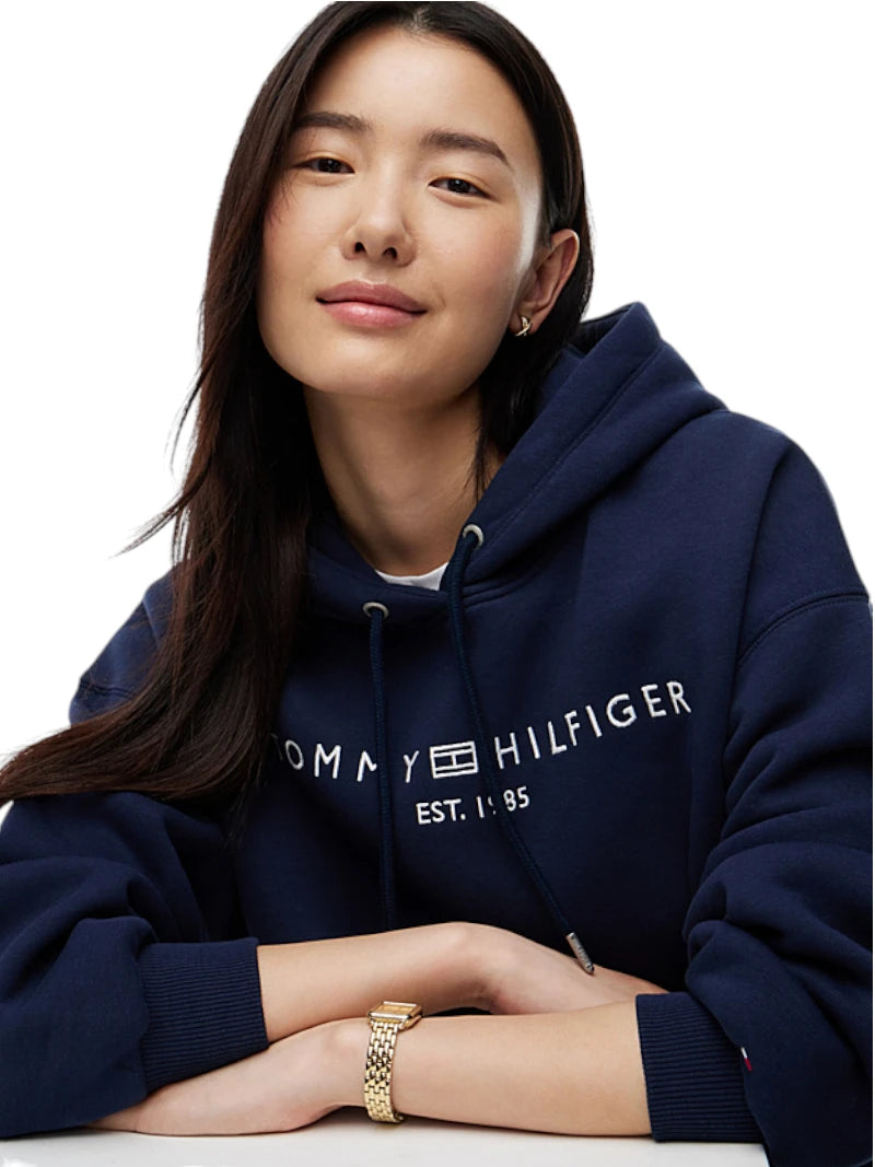 Felpa Relaxed Fit con Cappuccio Tommy Hilfiger | Ariano Irpino