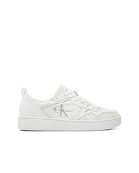 Sneakers Calvin Klein Basket Cupsole Bianche - Wellington Jeans